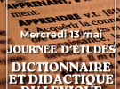 Journée d&rsquo;études « Dictionnaire et didactique du lexique »